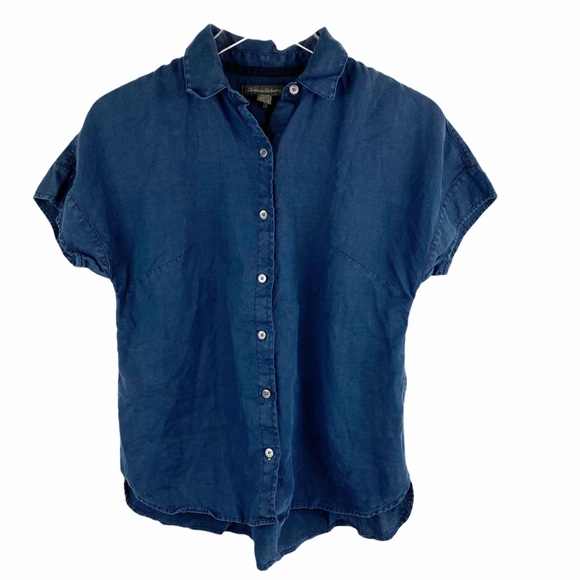 Tommy Bahama Other - Tommy BAHAMA Linen Denim Button Down Blue XS